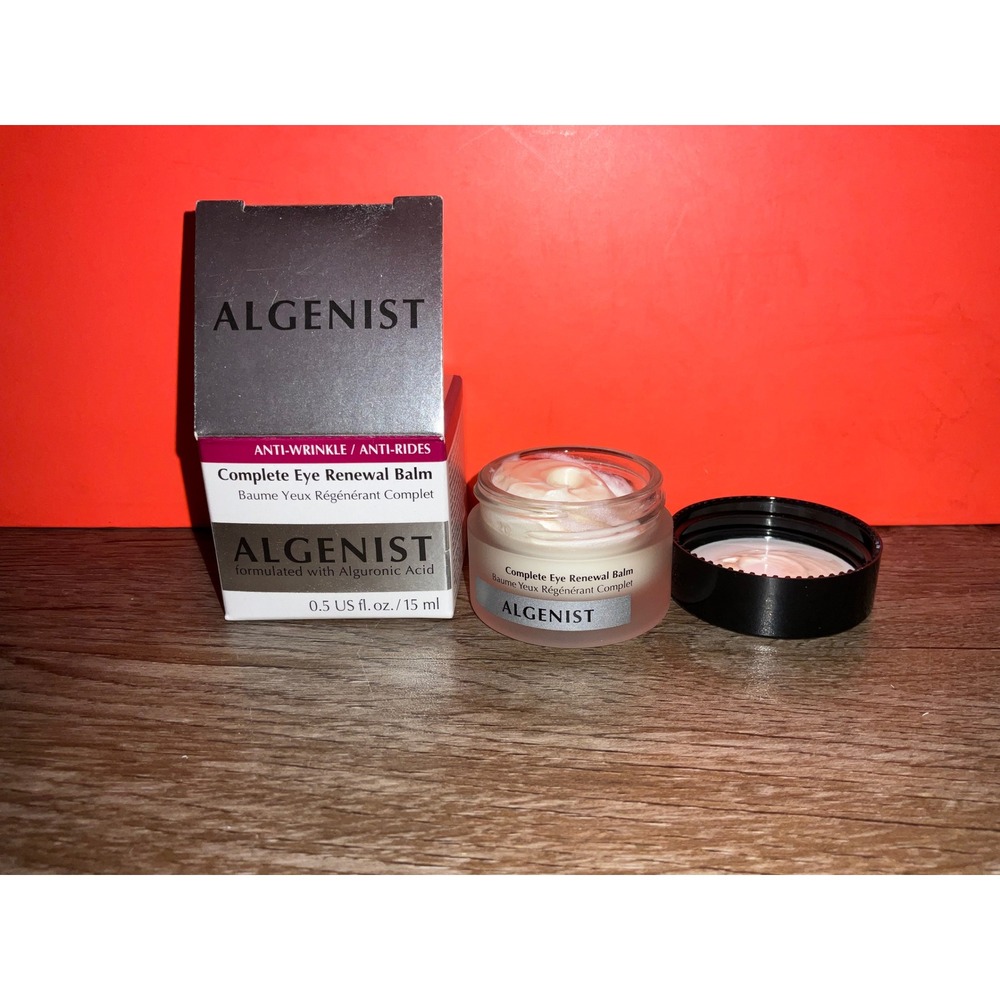 Algenist Complete Eye Renewal Balm Anti-Wrinkle Alguronic Acid Treatment Face